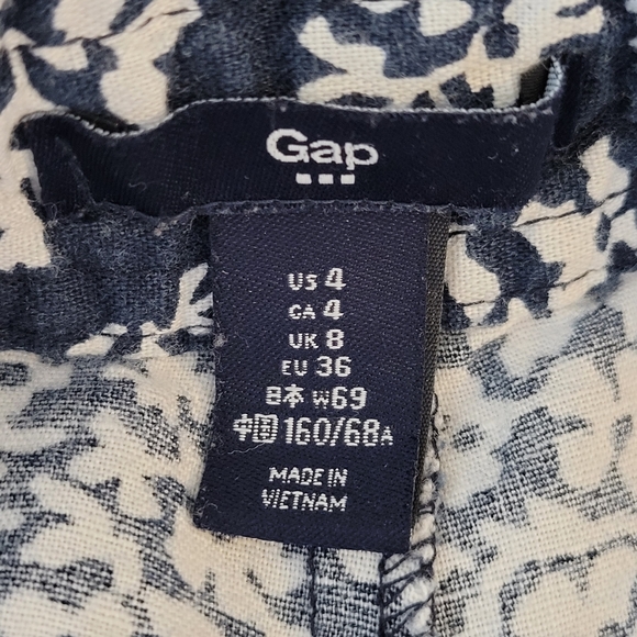 Gap Linen Blend Paisley Shorts - Picture 4 of 4